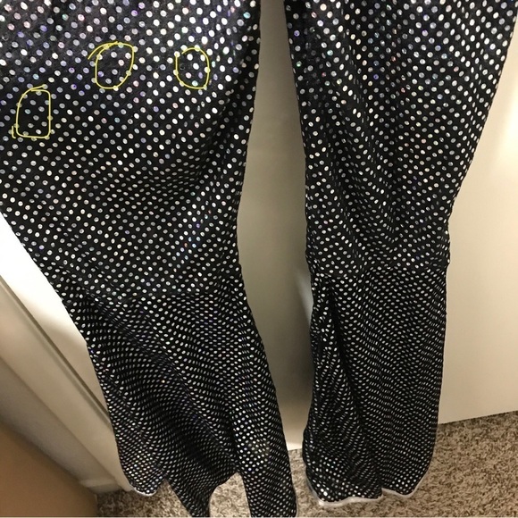 Forum costume womens sequin dance flare pant bodysuit size Small - Picture 12 of 12